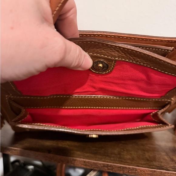 Dooney & Bourke Brown and Tan Leather Bag - Picture 13 of 16